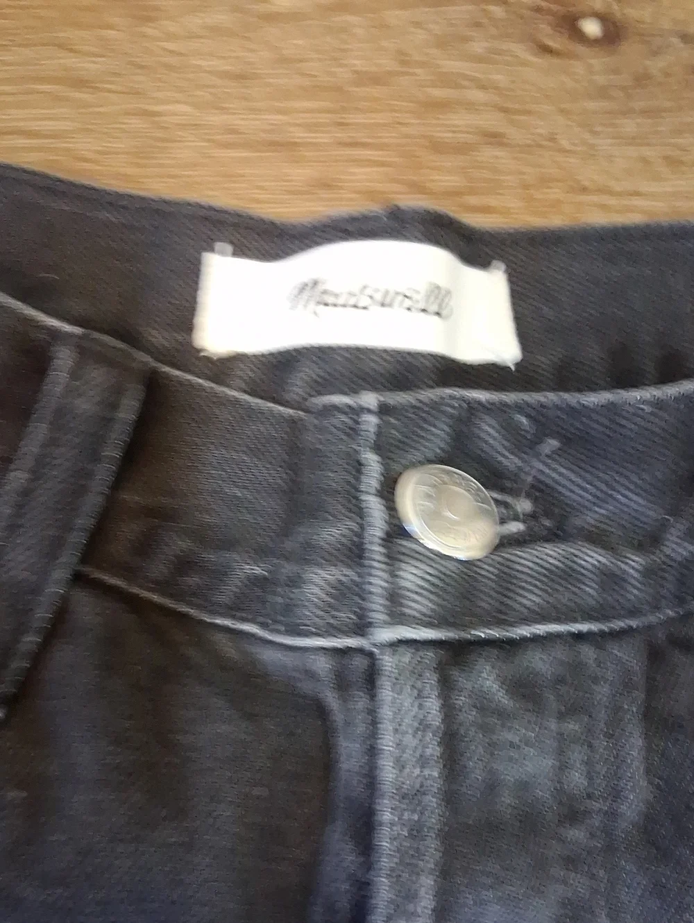 Madewell The Essex Long Baggy Denim Shorts Size 28 NWT
